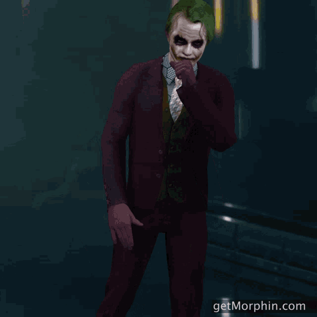 a picture of a joker with the words you 're breathtaking