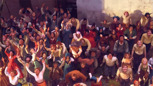 Mexican Wave Puss In Boots The Last Wish GIF - Mexican Wave Puss In Boots The Last Wish Fans GIFs