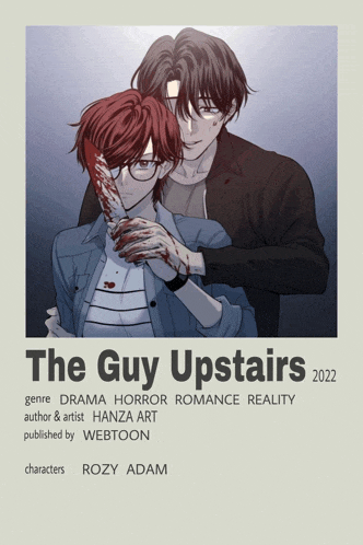 a poster for the guy upstairs shows a man and a woman