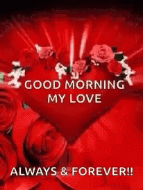 Flower Heart GIF - Flower Heart Good Morning My Love GIFs
