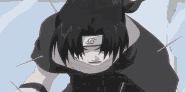 a man with a headband with an eye and a leaf on it
