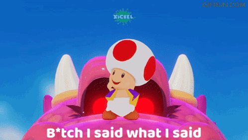 Toad Paint The Town Red GIF - Toad Paint The Town Red GIFs