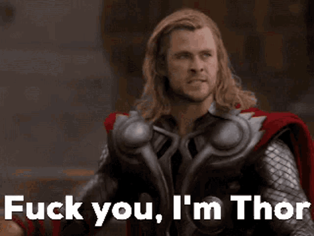Fuck You Thor GIF