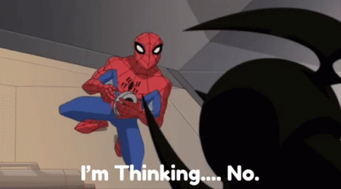 Spectacular Spider Man Im Thinking No GIF - Spectacular Spider Man Im Thinking No No GIFs