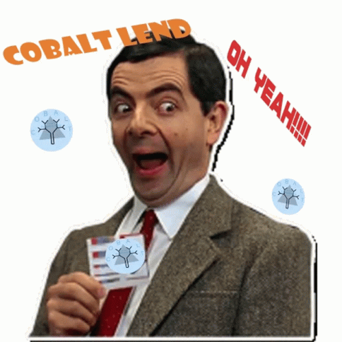 Cobaltlend Mr Bean Sticker - Cobaltlend Mr Bean Crypto - Discover ...