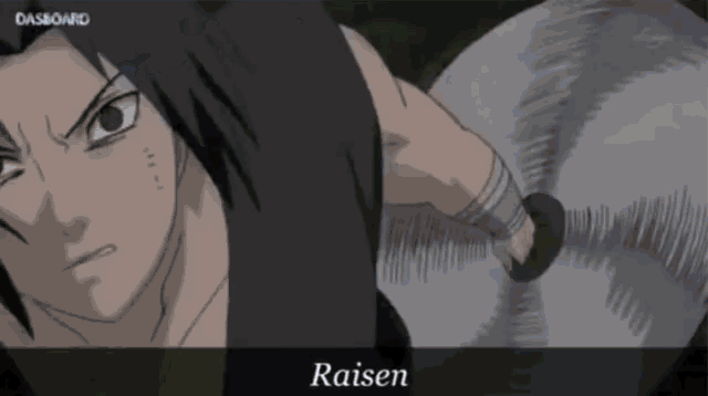 a cartoon of a man with the name raisen on the bottom right