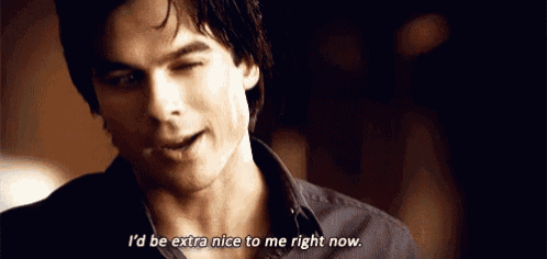a man is talking to another man and says `` i 'd be extra nice to me right now . ''