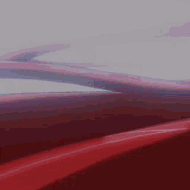 a close up of a red and white striped fabric
