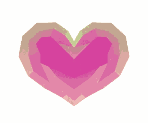 a pink heart shaped diamond on a white background .