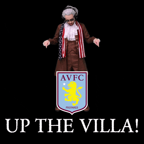 an avfc logo with a yellow lion and a white star
