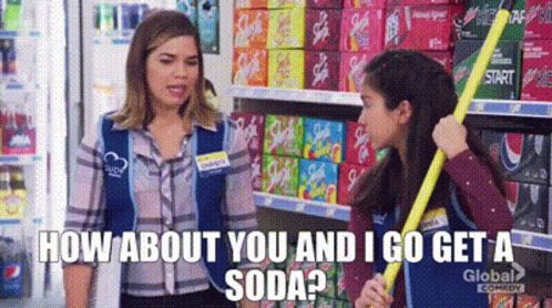 Superstore Amy Sosa GIF - Superstore Amy Sosa How About You And I Go Get A Soda GIFs
