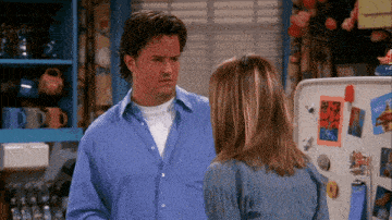 Chandler Sarcastic Comment GIF