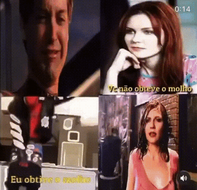 a collage of images with the words eu obteve o molho on the bottom left