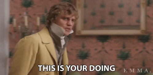 This Is Your Doing George Knightley GIF - This Is Your Doing George Knightley Johnny Flynn GIFs