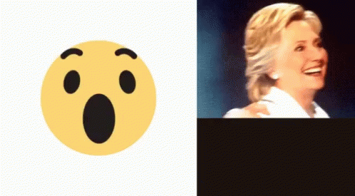 Hillary Wow GIF - Hillary Wow Emoji GIFs