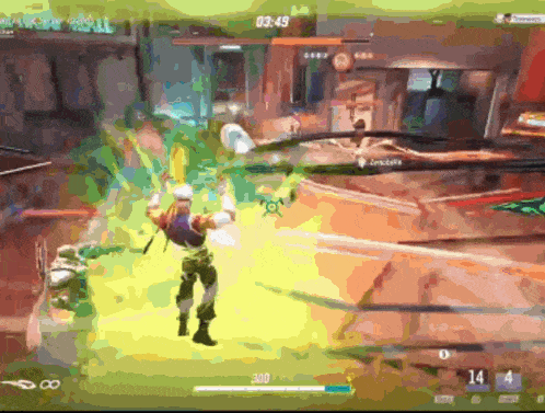 a computer screen shows a video game with the time of 03:49