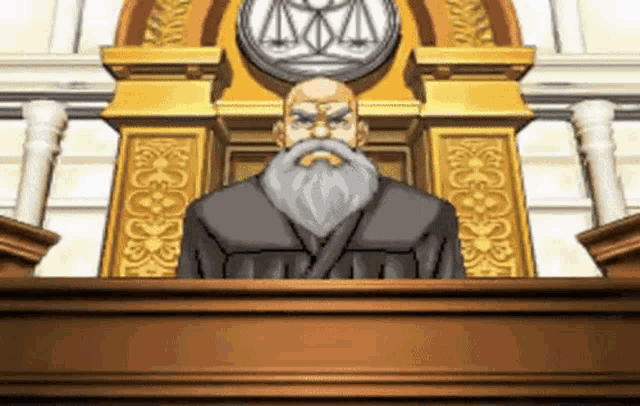 Phoenix Wright Judge GIF - Phoenix Wright Judge Ace Attorney GIFs