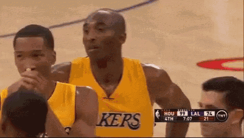 basketball player wearing a yellow jersey that says kers