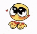 a cartoon smiley face wearing sunglasses and a bow tie with a heart in its mouth .