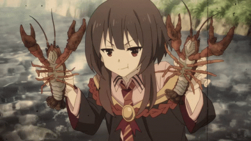 Megumin Crayfish GIF - Megumin Crayfish Crawfish GIFs