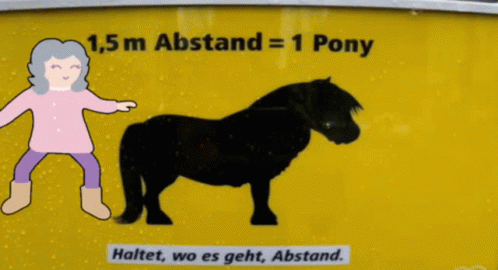 Pony Abstand GIF - Pony Abstand GIFs