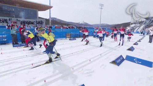 Lets Go Para Cross Country Skiing GIF - Lets Go Para Cross Country Skiing Paralympics GIFs