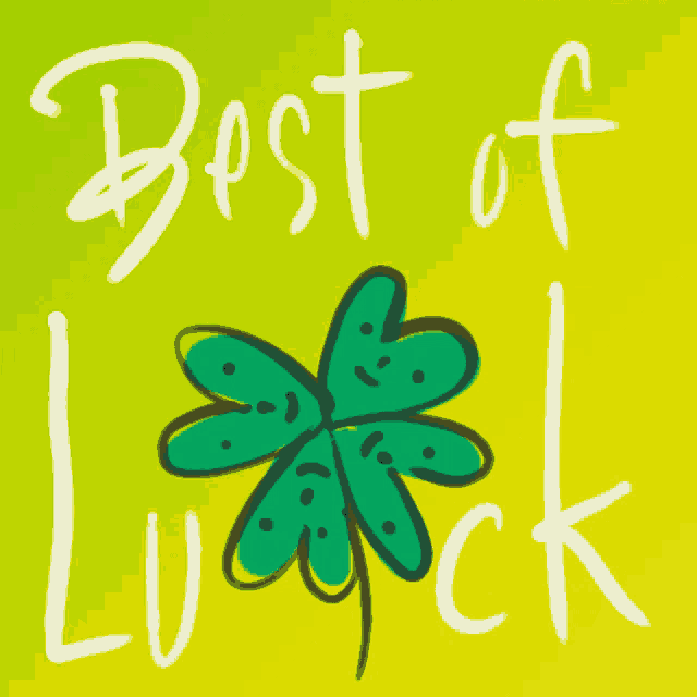 Best Of Luck Four Leaf Clover GIF - Best Of Luck Four Leaf Clover GIFs