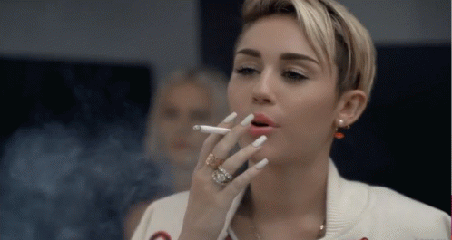 Miley Cyrus GIF - Miley Cyrus Smoking Cigarette GIFs