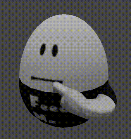 a black and white image of a smiley face that says feel me