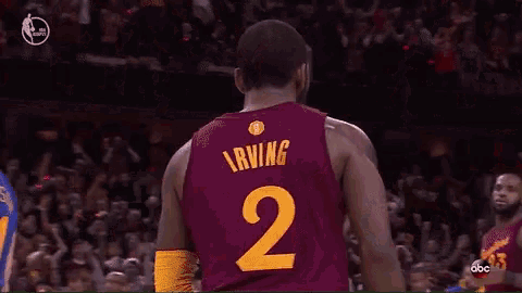 Kyrie Irving Basketball Player GIF - Kyrie Irving Basketball Player Look Back GIFs