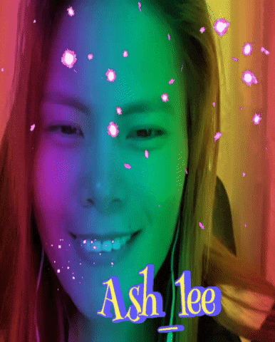a picture of a woman with the name ash lee
