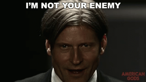 Im Not Your Enemy Crispin Glover GIF - Im Not Your Enemy Crispin Glover Mr World GIFs