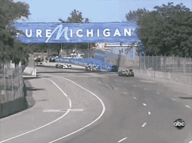 Indy Car Michigan GIF - Indy Car Michigan Wipe Out GIFs