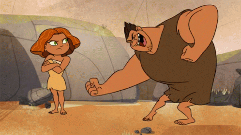 Fist Pump GIF - The Croods Dawn Of The Croods Gloating GIFs