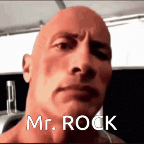 Rock Eyebrow Rock GIF - Rock Eyebrow Rock Mr Rock GIFs