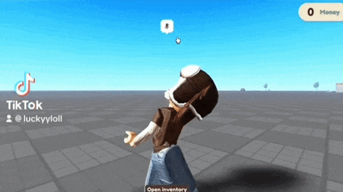 a person wearing a virtual reality headset is standing in a video game