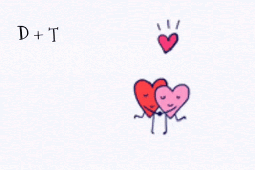 D Plus T Love GIF - D Plus T Love Hearts GIFs