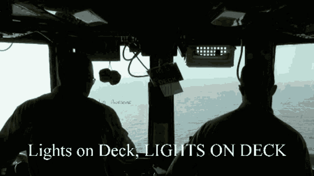 Air Boss Lights On Deck GIF