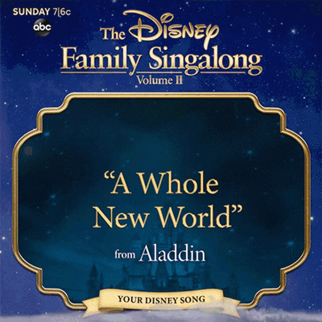 Your Disney Song Disney Family Singalong GIF - Your Disney Song Disney Family Singalong Tap To Sing GIFs