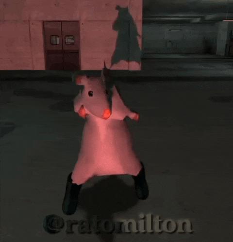 a picture of a stuffed animal with the name raton milton on it