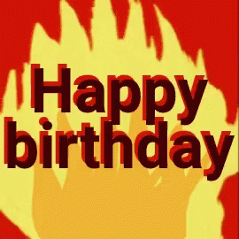 Hbd Happy Birthday GIF - Hbd Happy Birthday On Fire GIFs