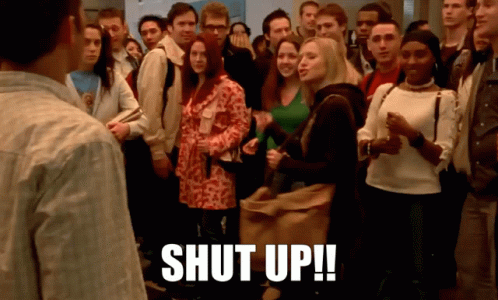 Veronica Mars Shut Up GIF - Veronica Mars Shut Up Shut Your Mouth GIFs