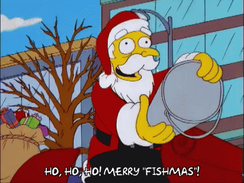 Fishmas Simpsons GIF - Fishmas Simpsons Merry Chrsitmass GIFs