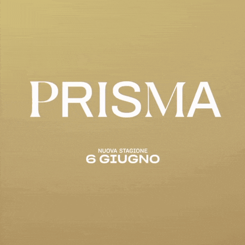 a red background with the word prisma in white