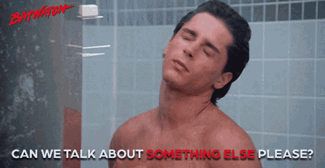 Can We Talk About Something Else Taking A Bath GIF - Can We Talk About Something Else Taking A Bath Another Topic GIFs
