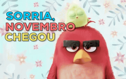 Feliz Novembro \ Angry Birds \ Sorria, Novembro Chegou! GIF - Angry Birds November Month GIFs