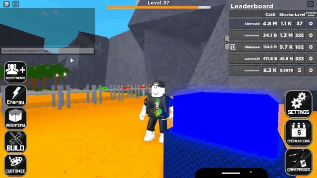 a screenshot of a video game shows a character standing next to a body of water
