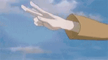 a close up of a person 's arm shooting a lightning bolt .