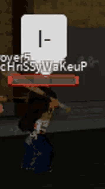 a screenshot of a video game with the name chissy wakeup