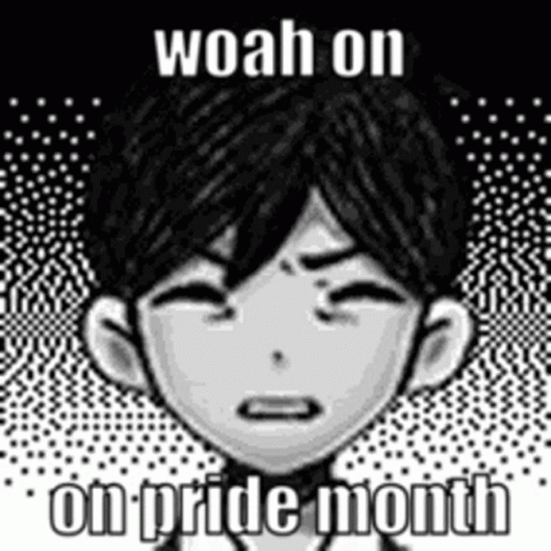 Omori Pride Month GIF - Omori Pride Month Woah GIFs